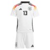 Maglia ufficiale Germania Muller 13 Casa Euro 2024 per Bambino